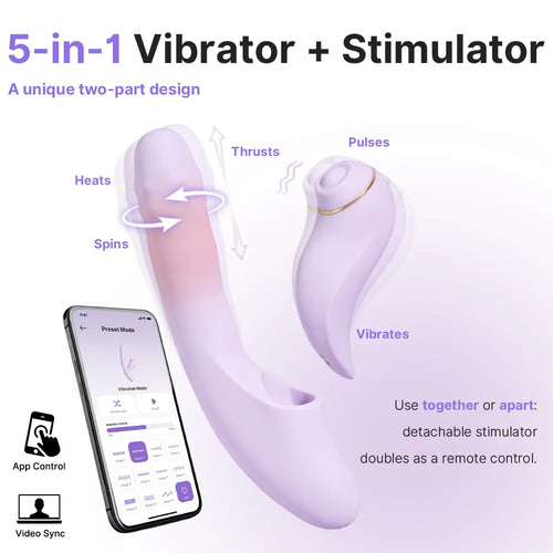 Svakom DuoGlow – App-Controlled Interactive Male Masturbator
