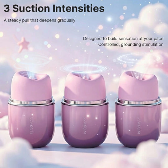 Klitty clitoral suction vibrator control buttons