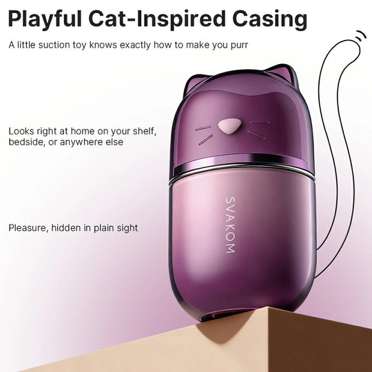 Klitty licking vibrator with SVAKOM App control